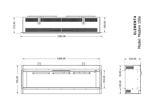 Element4 150 E Modore (uitlopend)-line_image element4-150-e-modore-uitlopend-line_image